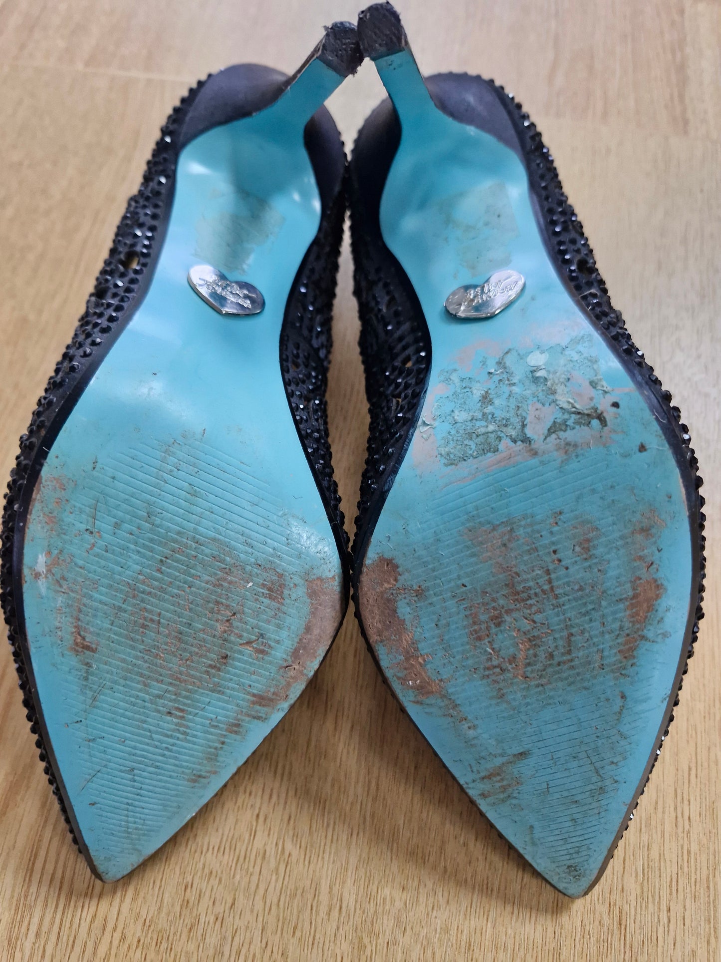 Black Betsy Johnsons, well worn UK6