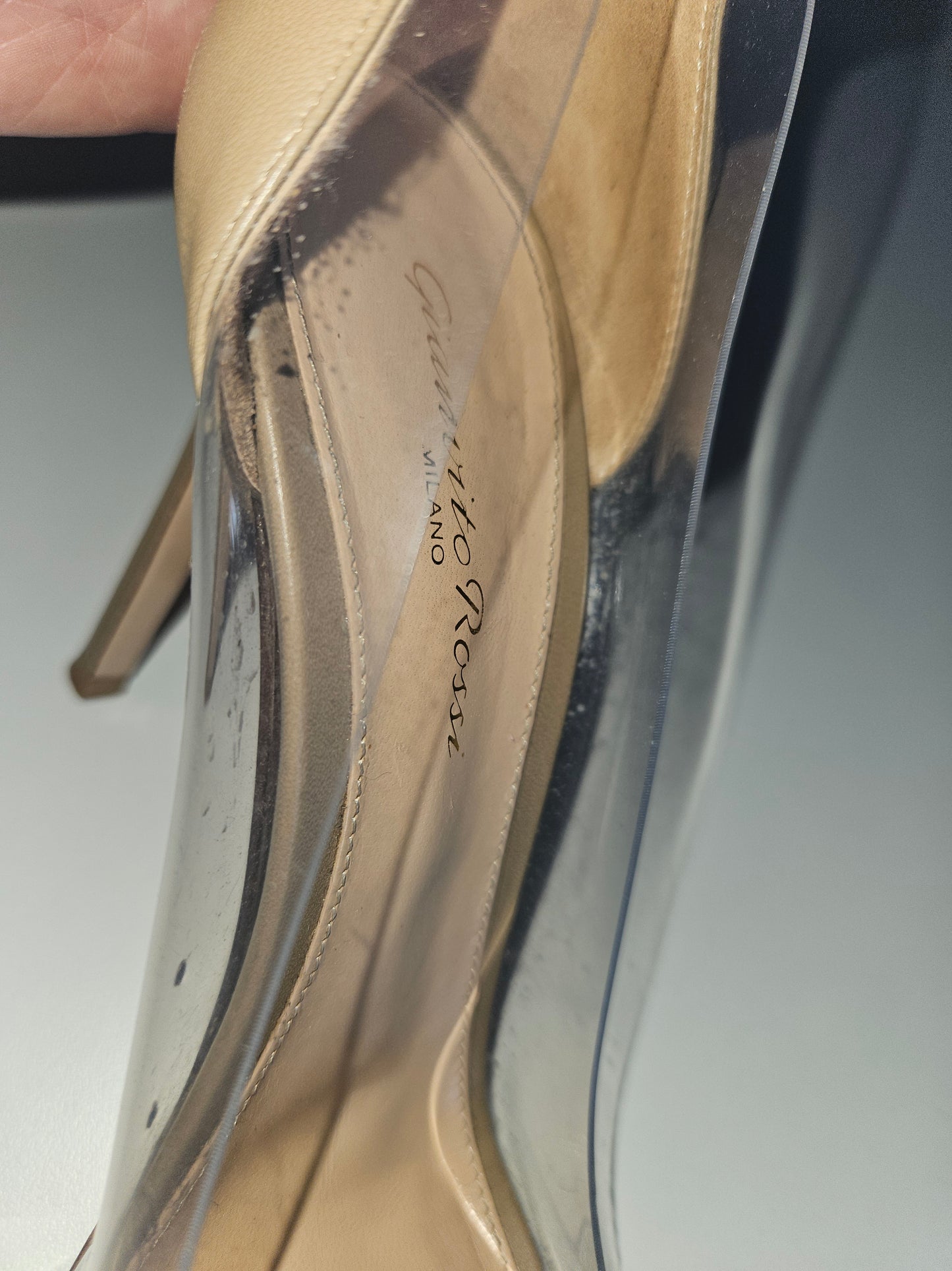 Plexi leather Gianvito Rossi Pumps / Well Worn