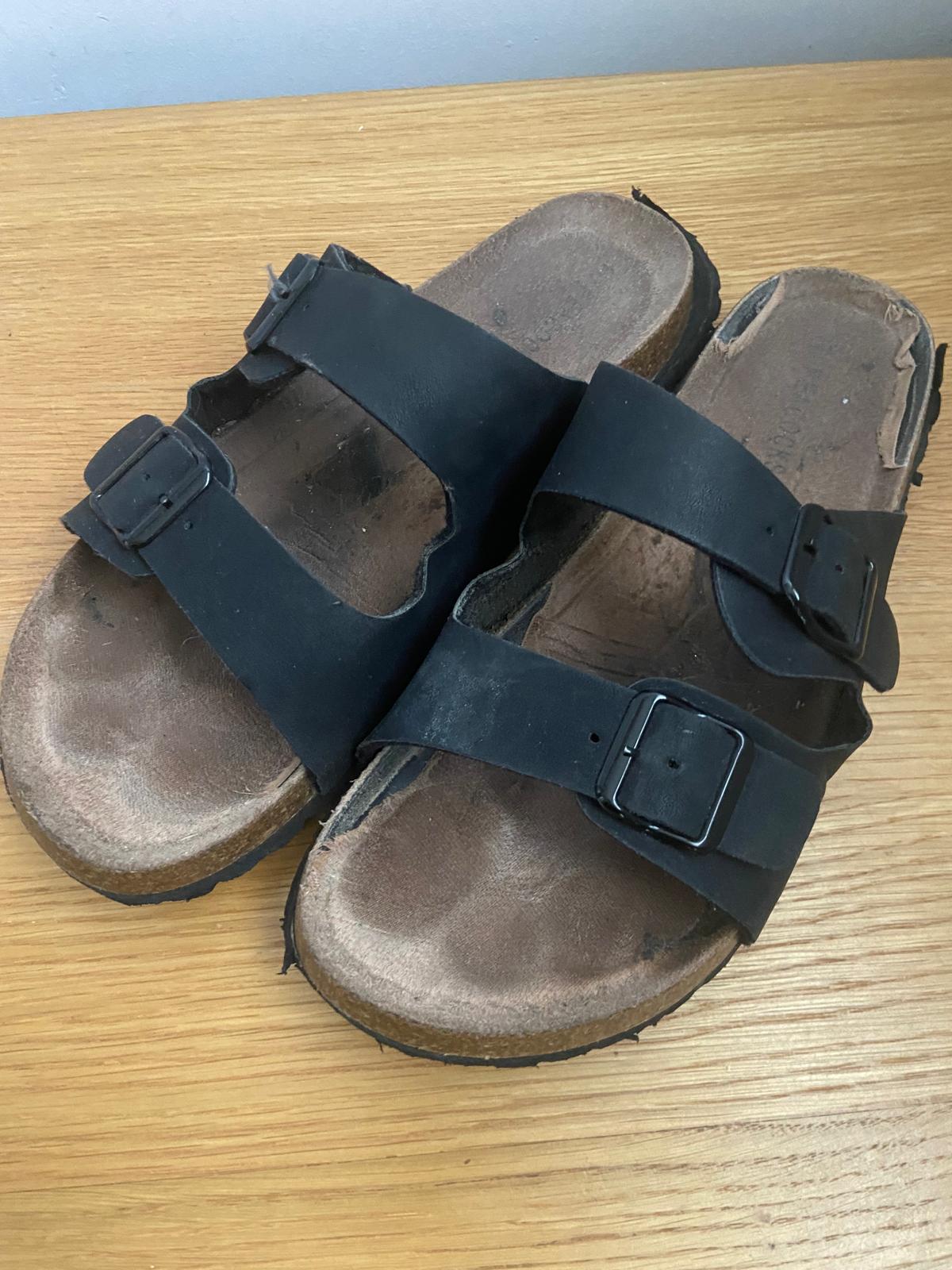Smelly and trashed sandals, UK7