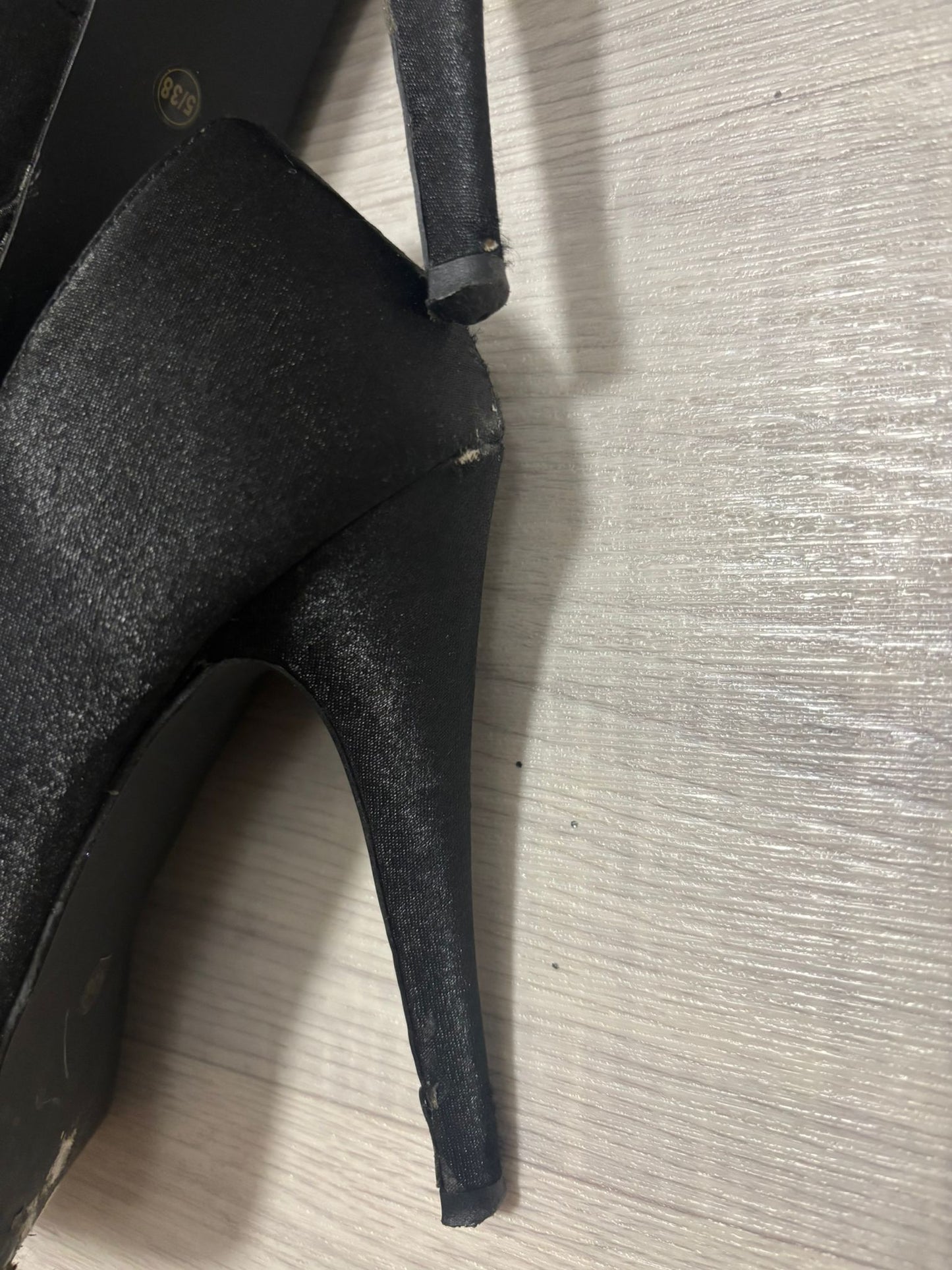Worn shoes and tights