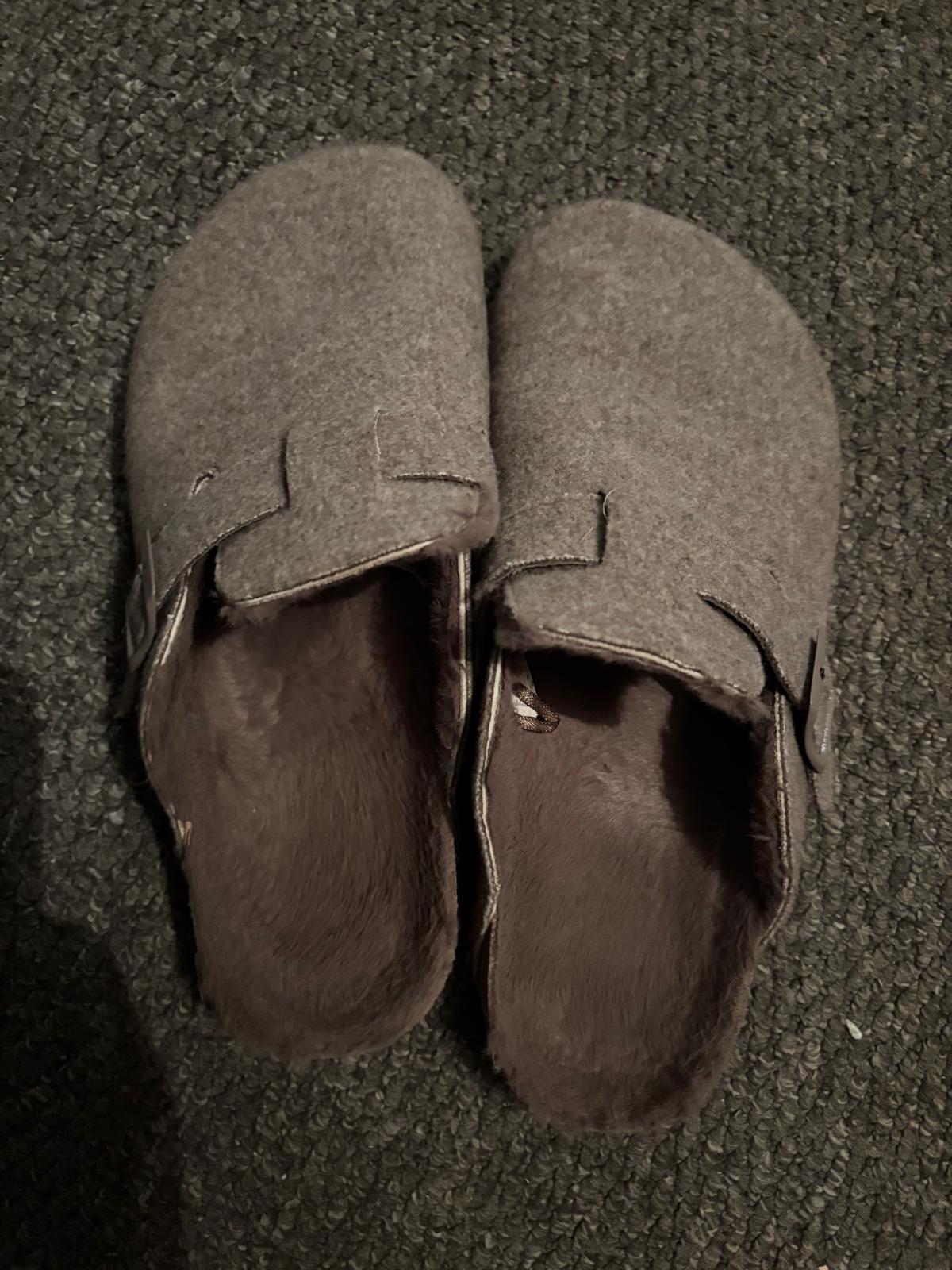 Highly scented, sweat soaked well worn slippers UK8
