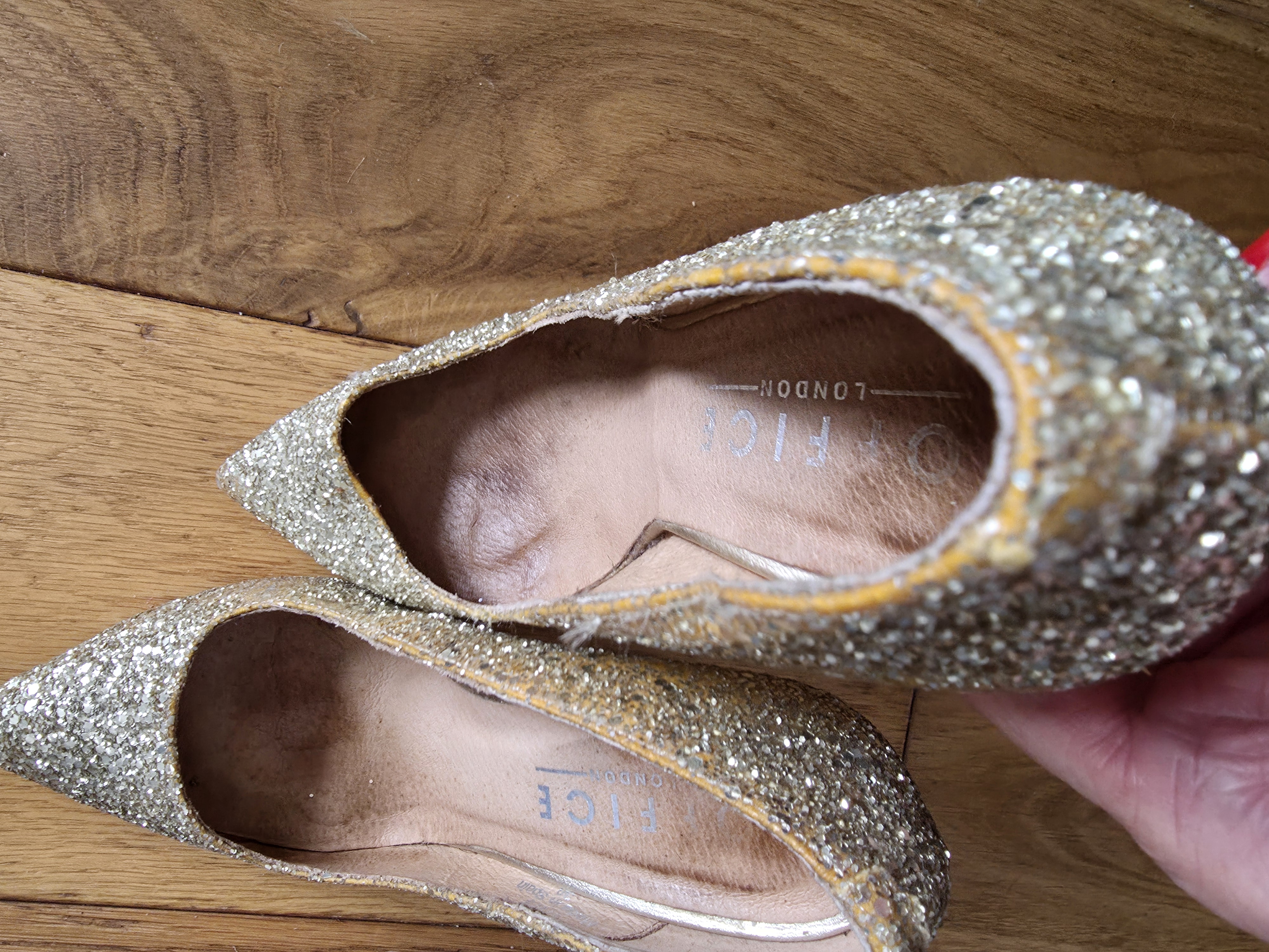 Office Gold Heels  by Office