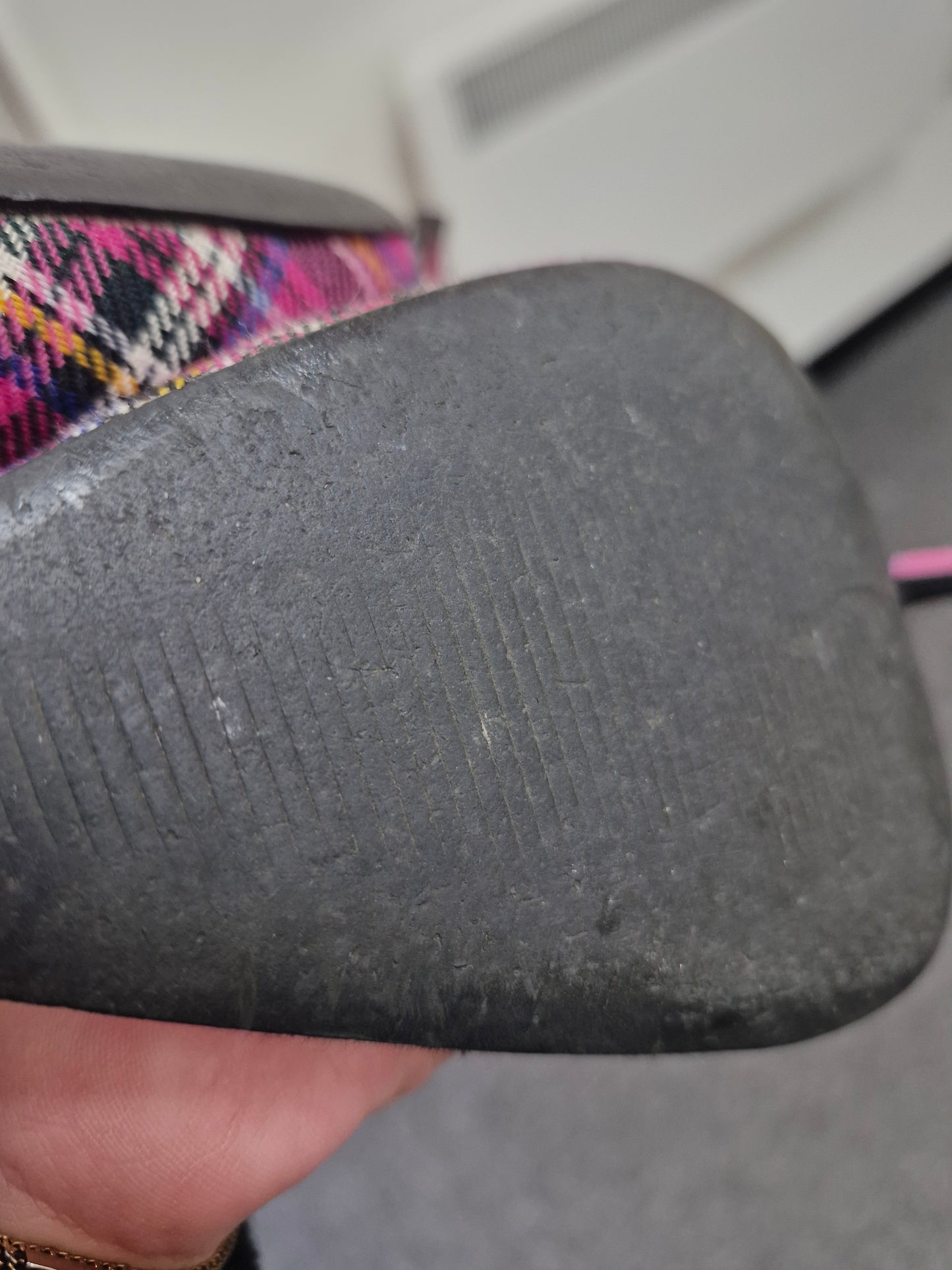 Well Worn Beautiful Tartan Heels UK6