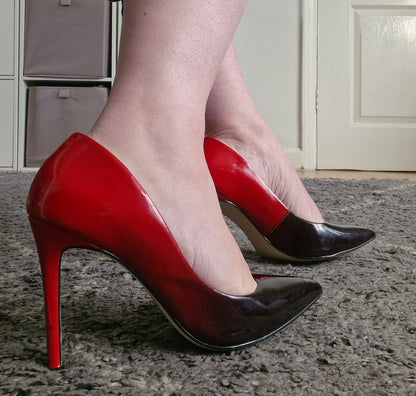 Ombre pointed court shoe - UK6