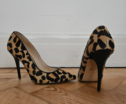 Leopard Print Heels, Well-Worn / UK5