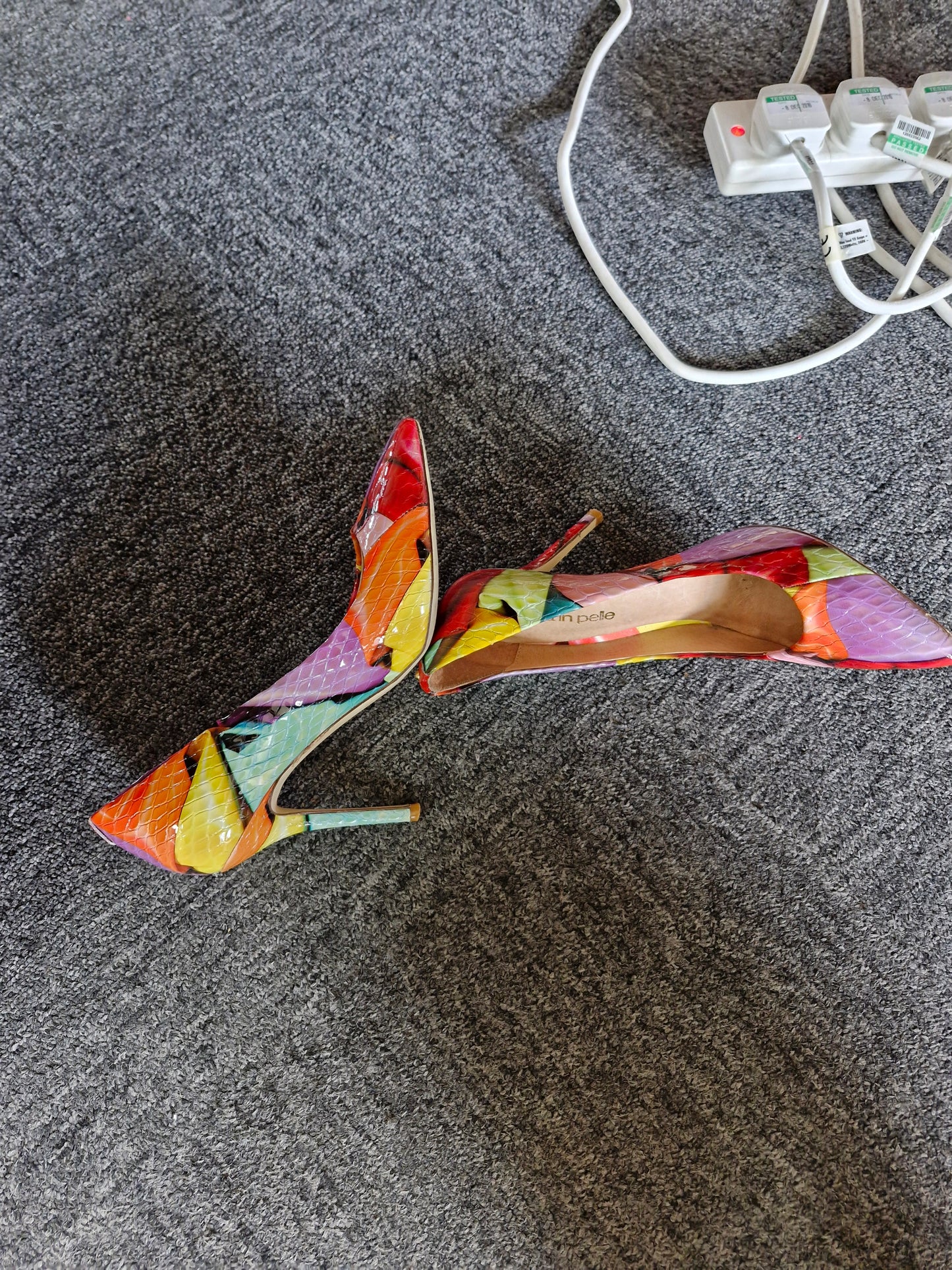 Moda In Pelle rainbow heels / UK6