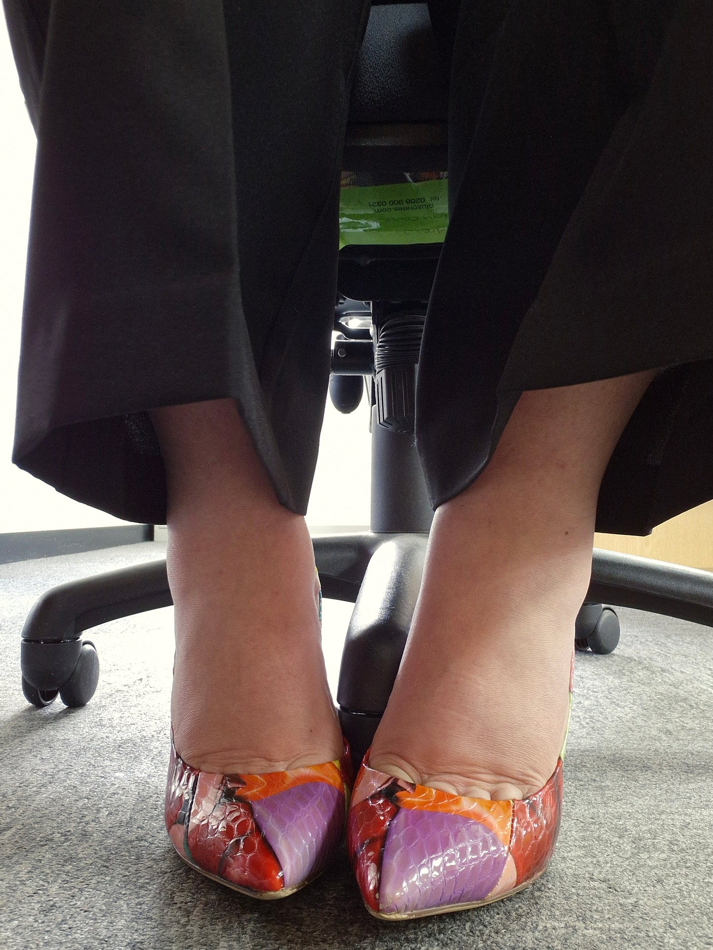 Moda In Pelle rainbow heels / UK6