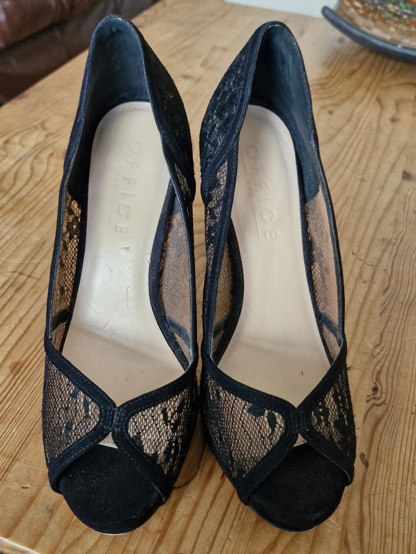 Lace peeped toes / UK6