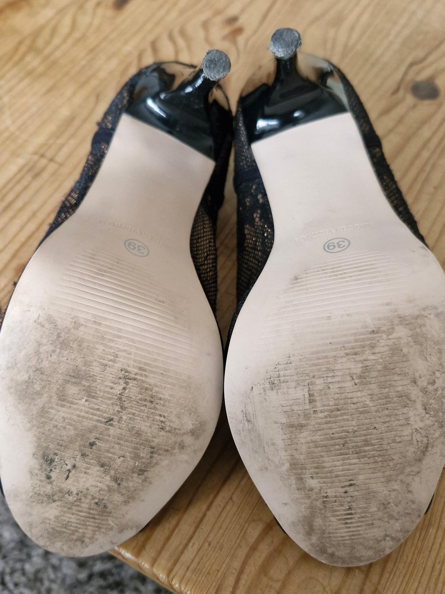 Lace peeped toes / UK6