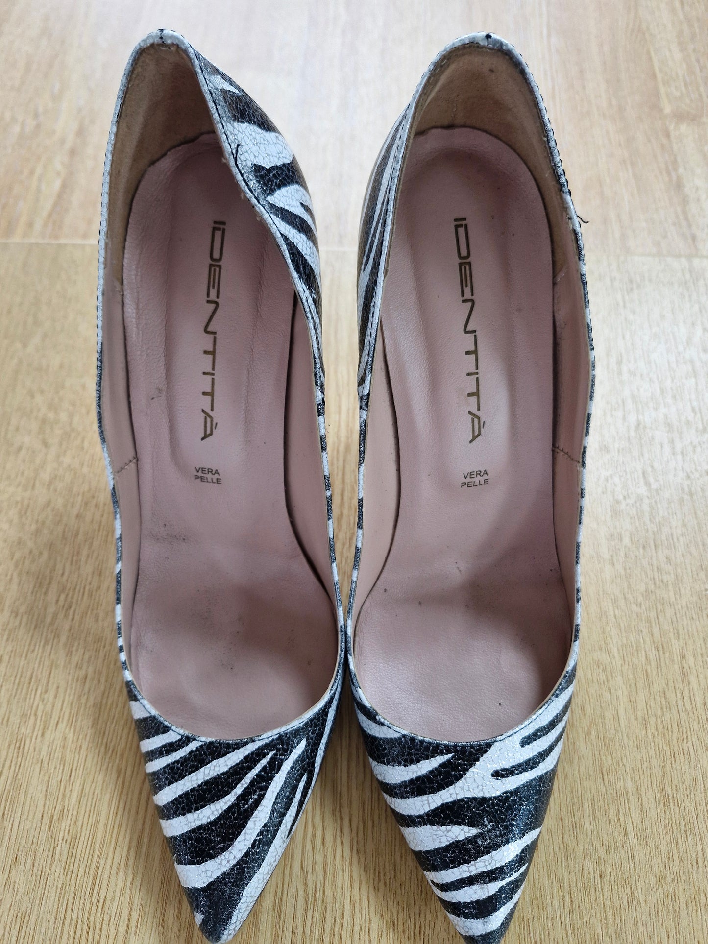 Amazing Zebra Print Identità Shoes