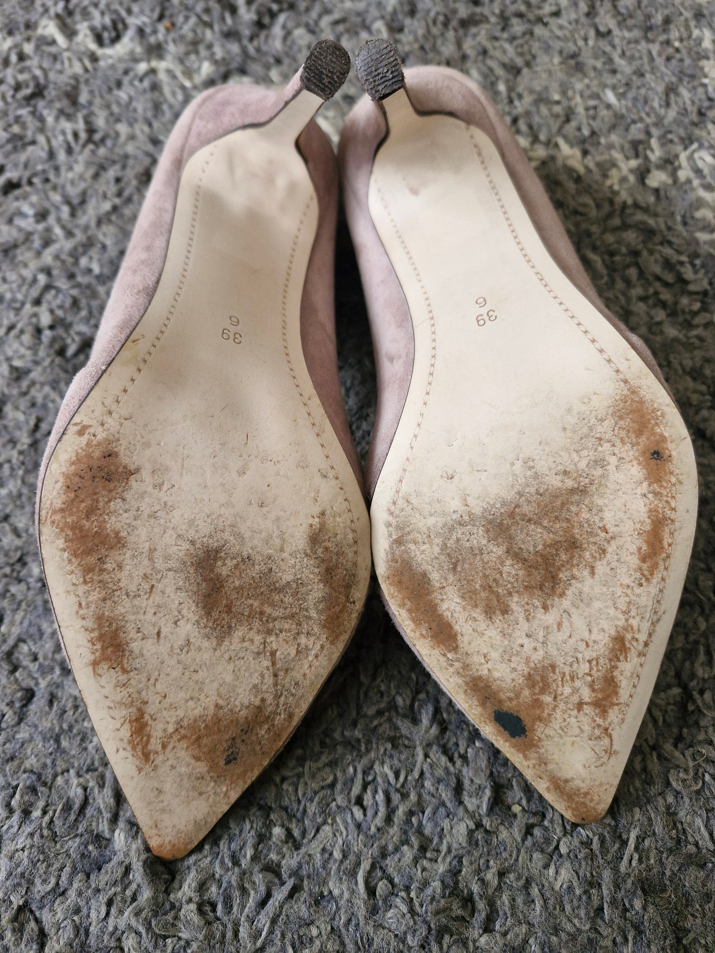 Taupe coloured cutaway Heels by Office