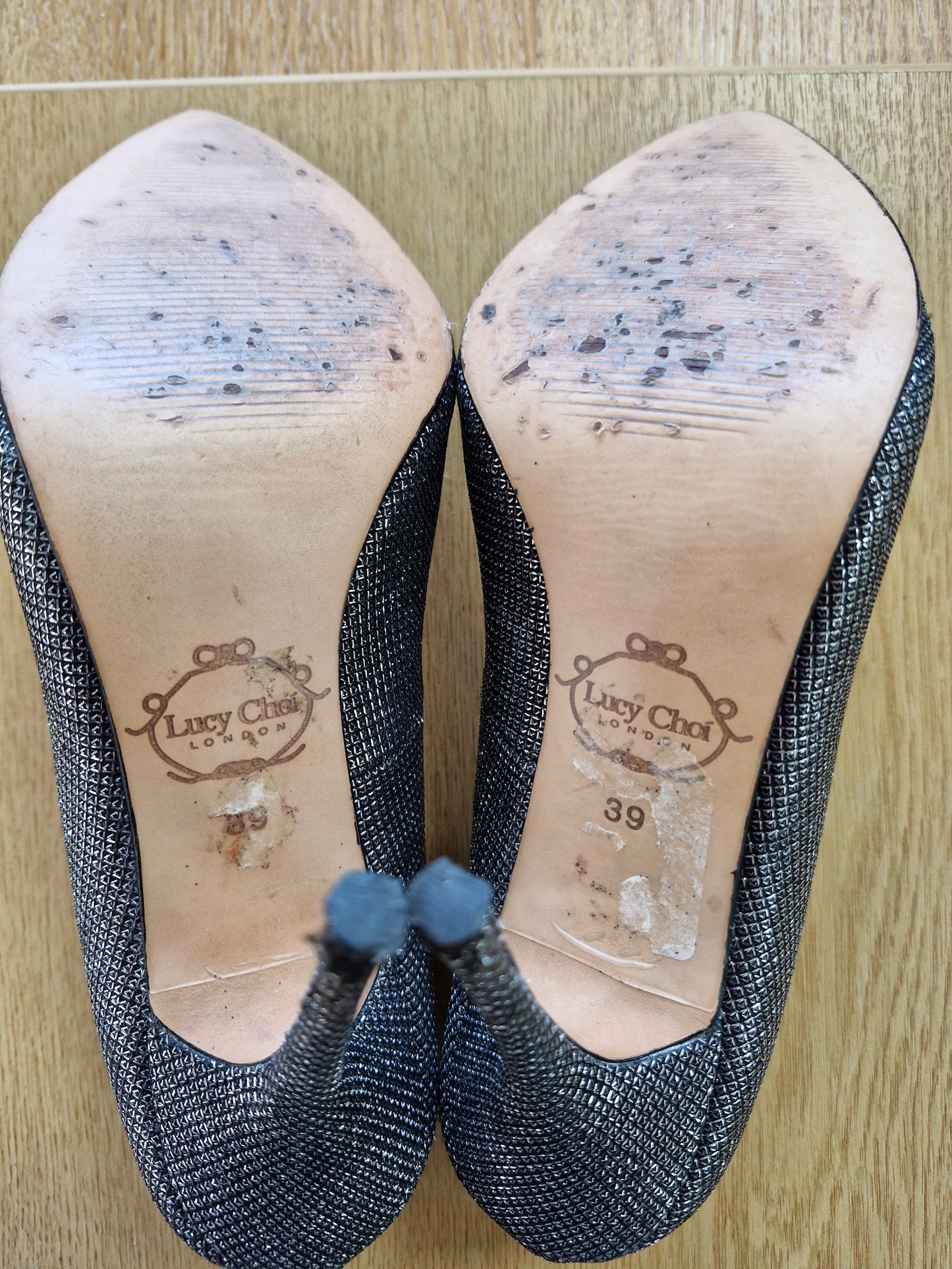 Lucy Choi Black Heels / UK6 / Well Worn