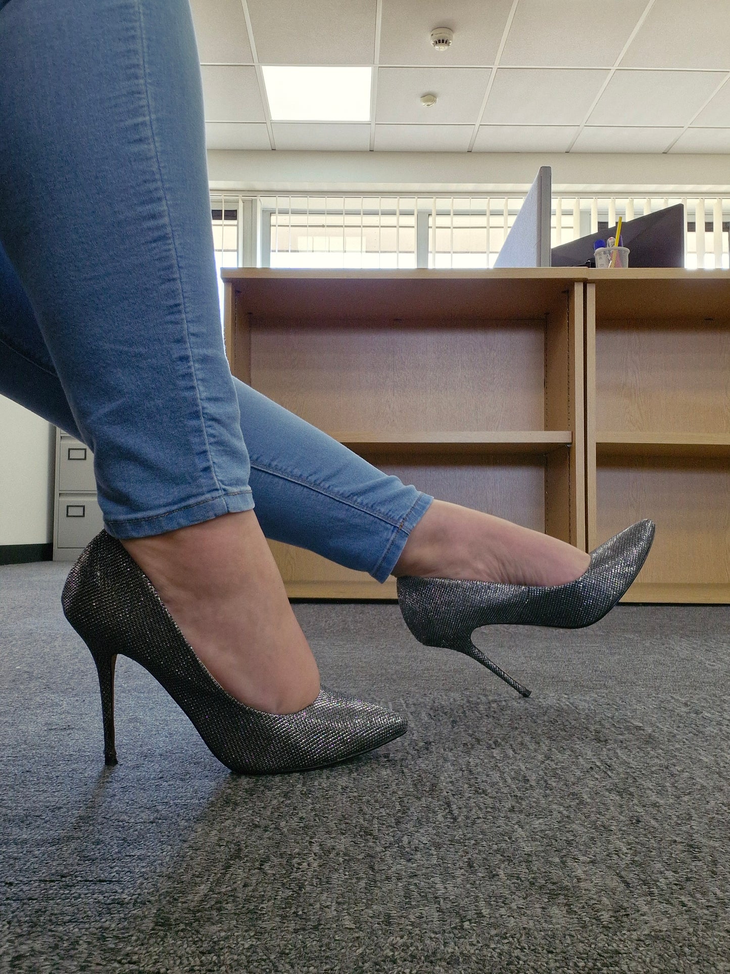 Lucy Choi Black Heels / UK6 / Well Worn