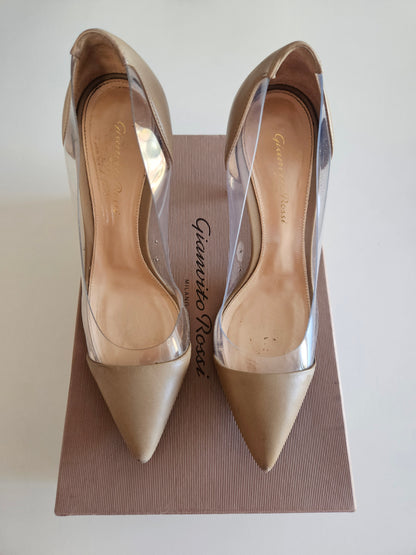 Plexi leather Gianvito Rossi Pumps / Well Worn