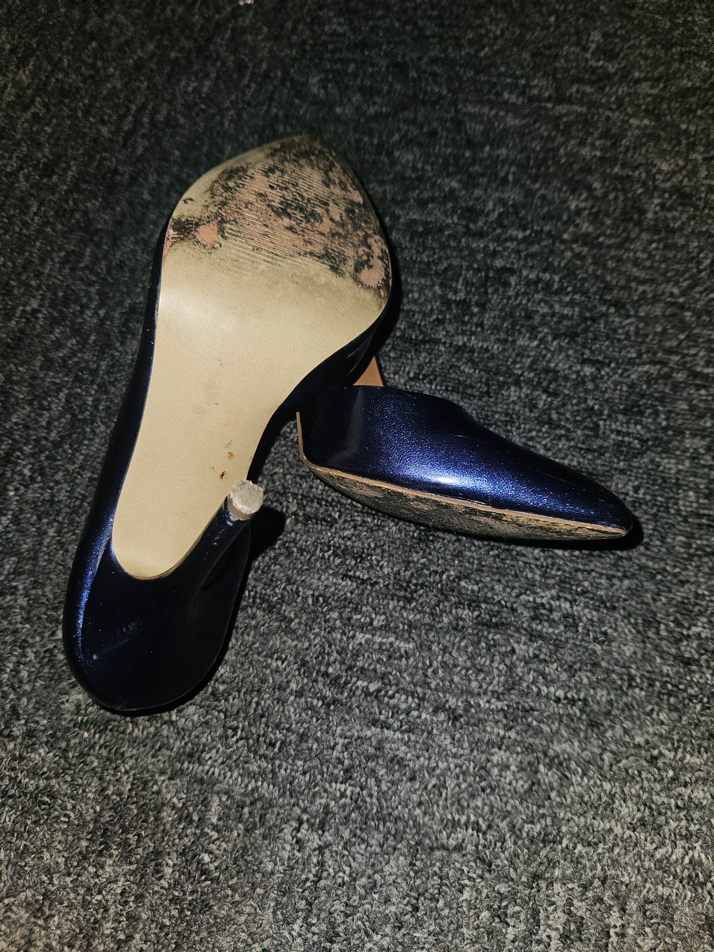 Electric Blue Steve Madden Cutaway Heels UK5