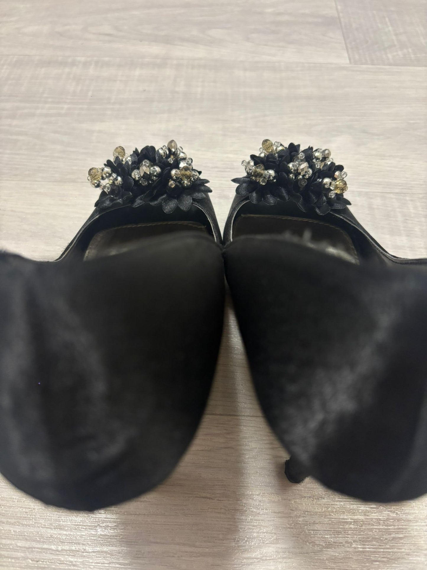 Worn shoes and tights