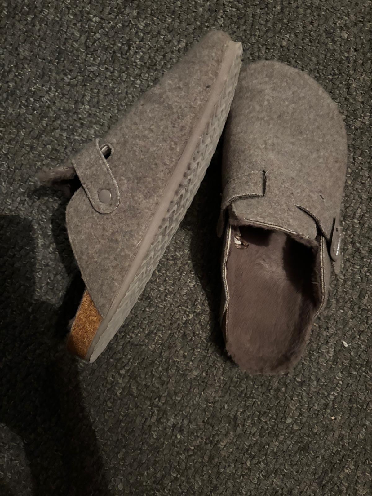 Highly scented, sweat soaked well worn slippers UK8