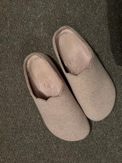 Sweat soaked well worn slippers UK8
