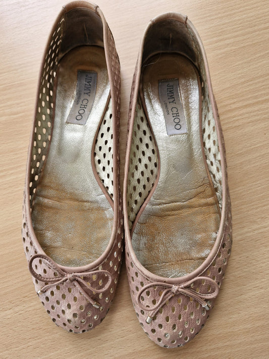 Jimmy Choo well worn flats