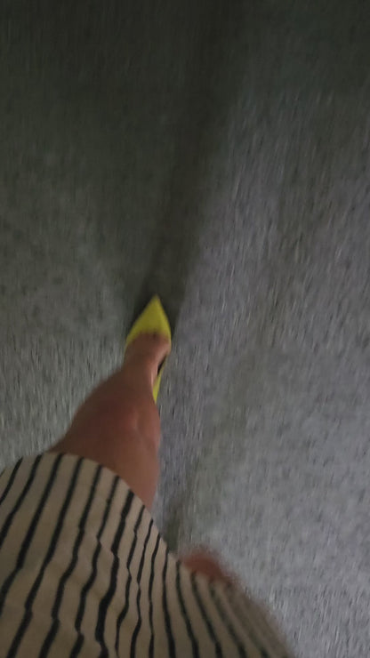 Office Well Worn Heels - Neon Green UK5