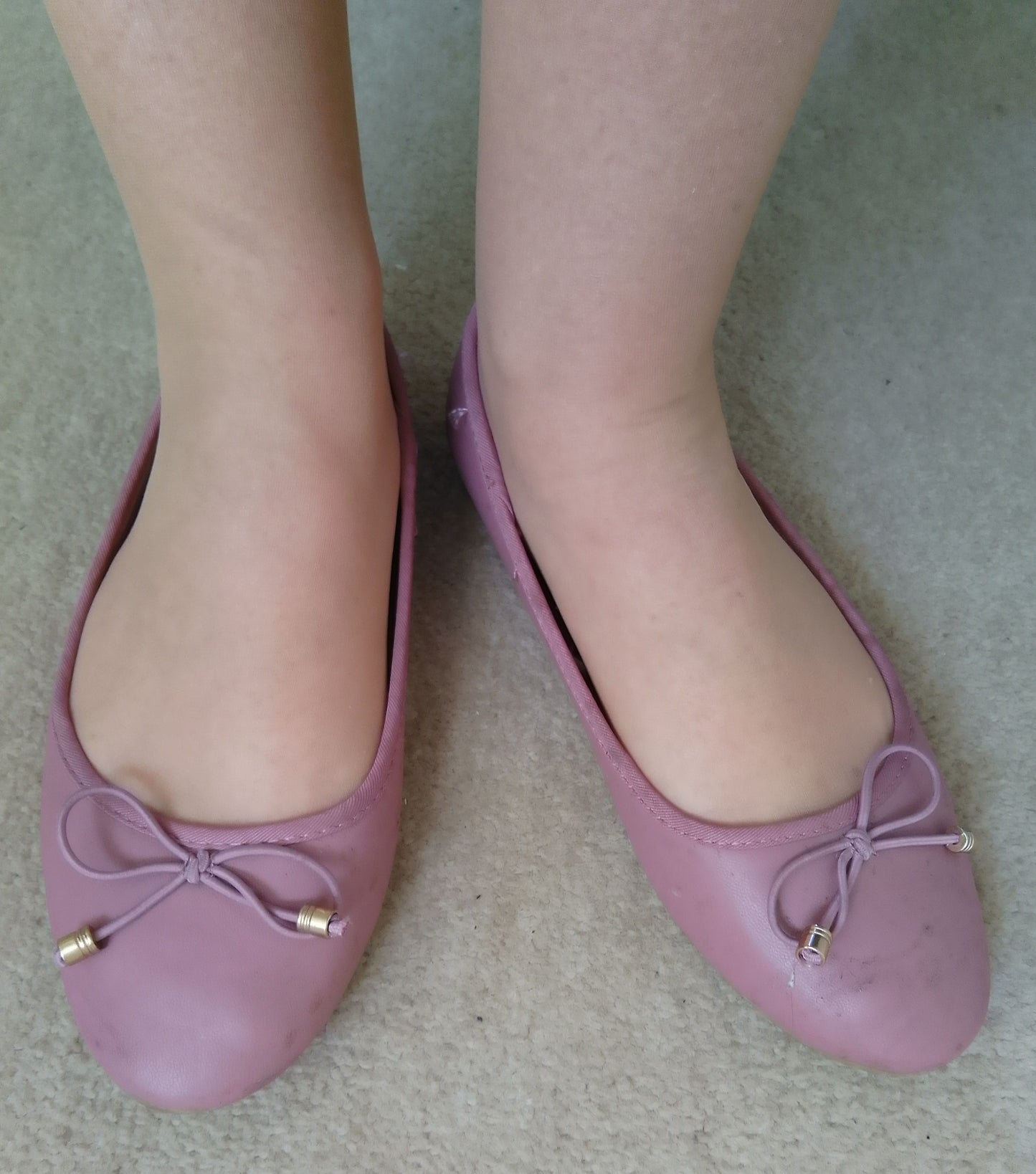 Pink Flats, ballerina style, UK5